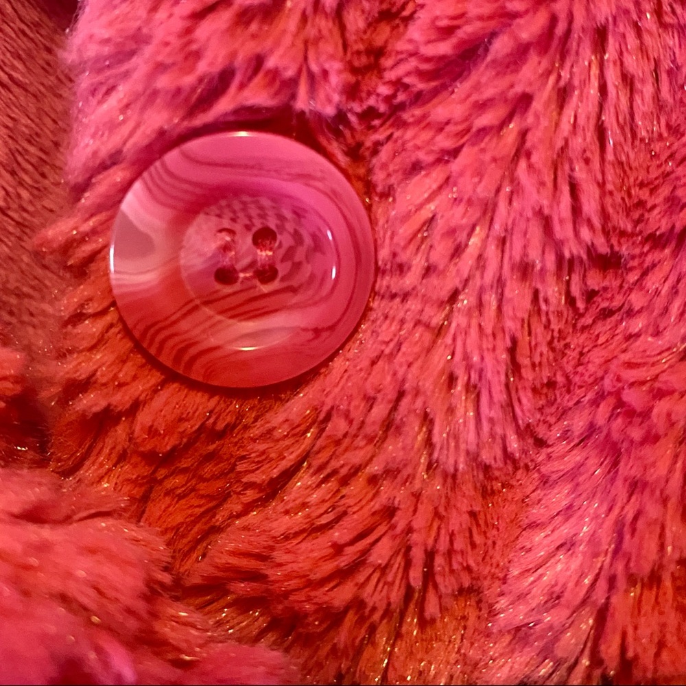 American Widgeon Pink Faux Fur Coat - Picture 4 of 6